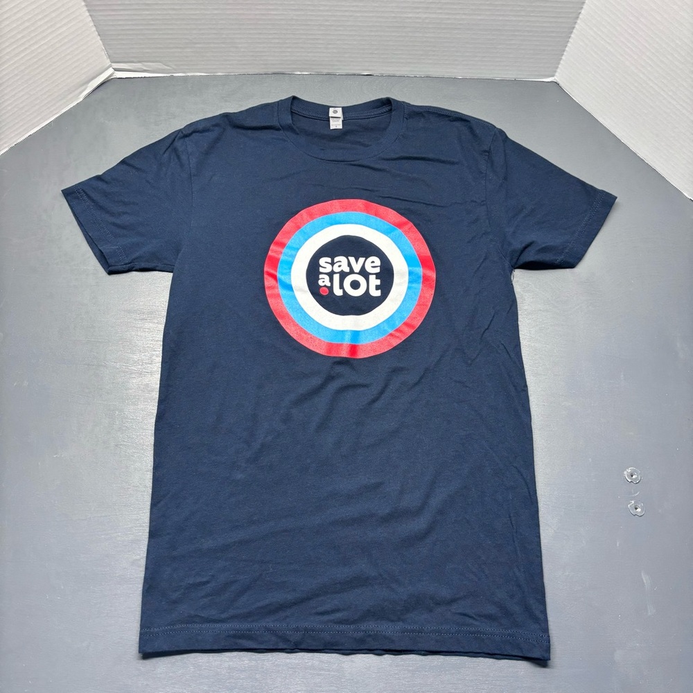 Save A Lot T Shirt Men's Sz Small Blue Employee Uniform